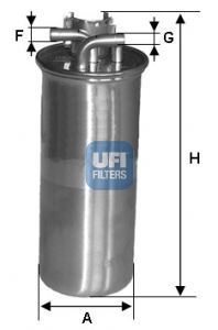 Ufı Mazot Filtresi A6 2004 Sonrası 2.7 Tdı 3.0 Tdı