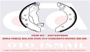 Trw Gs6246 Kampana Balata Cıvıc Iv 95-01 Concerto 89-99 / 25 99-0