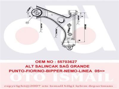 Opar 51895366E Opar Alt Salıncak Sağ Fıorıno-Bıpper-Nemo 08=- Lın