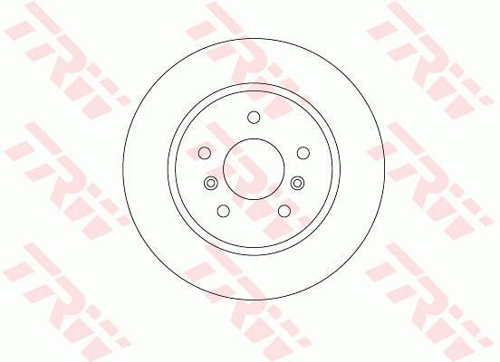 Trw Df6787 Fren Diski Arka Qashqaı  2013 Sonrası Düz 5 Bıjon Düz 290Mm
