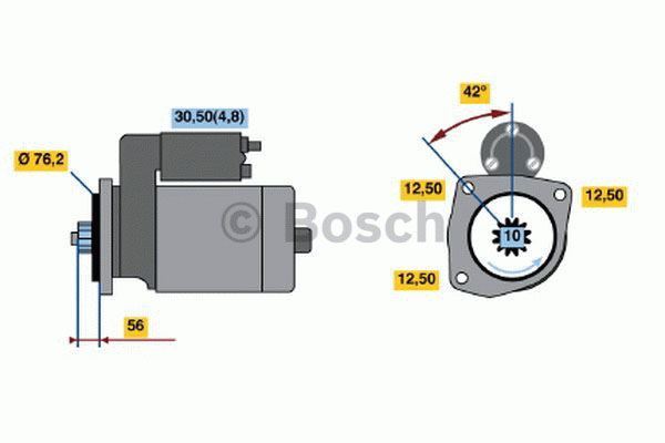 Bosch 1121408 Marş Motoru Golf V Jetta Passat / A3 1.4 Tsı 2.0 Fs