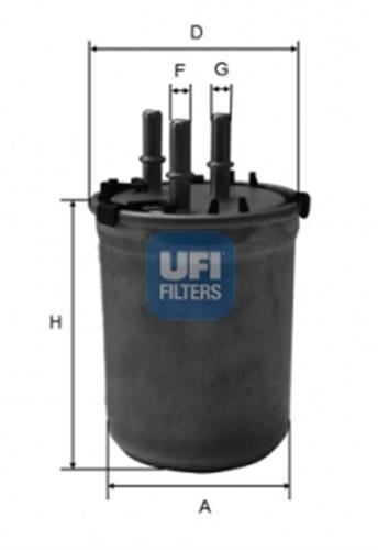 Ufı Mazot Filtresi A1  2011 Sonrası 1.6 Tdcı Cay