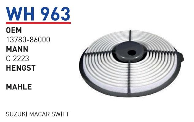 WUNDER WH963 HAVA FİLTRESİ - SUZUKi MACAR SWiFT