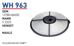 WUNDER WH963 HAVA FİLTRESİ - SUZUKi MACAR SWiFT