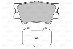 VALEO 598819 FREN BALATASI ARKA RAV4 06-12