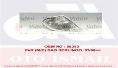 VALEO 86383 SINYAL LAMBASI SOL PARTNER 96- / BERLINGO 96-
