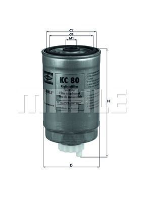 Knecht Kc80 Mazot Filtresi Passat / A4 A6 1.9 Tdı