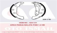 Trw Gs8272 Kampana Balata 306 1993 Sonrası 405 / Zx 1991 Sonrası Xsara 97-00 228X42