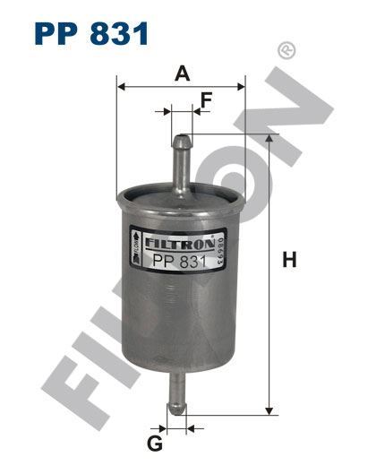 Filtron Pp831 Yakıt Filtresi Skoda Felıcıa 1.3-1.6 (95-01)