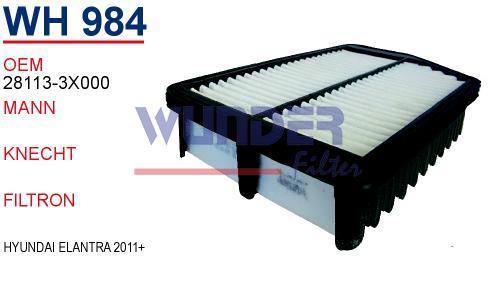 WUNDER WH984 HAVA FİLTRESİ - HYUNDAİ ELENTRA 2011 - İX35