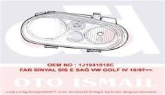 VALEO 86750 FAR SAĞ + SINYAL GOLF IV 97-06 ELEKTRIKLI SISLI H7+H1
