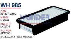 WUNDER WH985 HAVA FİLTRESİ - KiA RiO DİESEL