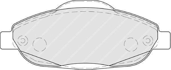 Ferodo Fdb4003 Fren Balatası Ön 308 2007 Sonrası 3008 09-