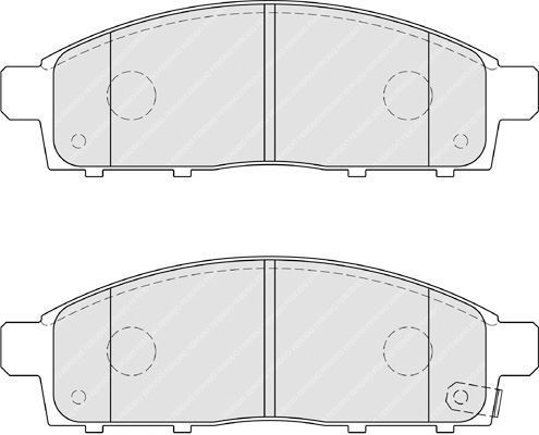Ferodo Fdb4023 Fren Balatası Ön L200 06-