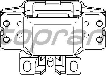 Topran 110128755 Motor Takozu Sol Golf V Vı 03-09 Jetta Scırocco