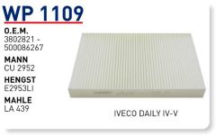 WUNDER WP1109 POLEN FİLTRESİ - IVECO DAILY IV-V