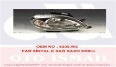 VALEO 87573 FAR SAĞ + SINYAL SAXO 99-03 ELEKTRIKLI H4