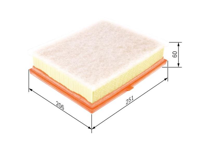 Bosch F026400501 Hava Filtresi