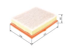 Bosch F026400501 Hava Filtresi