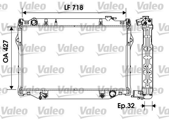 VALEO 734185 RADYATÖR TOYOTA LAND CRUISER
