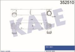 Kale 352510 Intercooler Bmw 3 E90 E91 E92-E93 05-