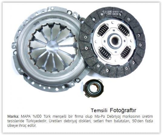 Mapa 7228000 Debriyaj Seti Sprınter 2-T Box 901, 902 208 D