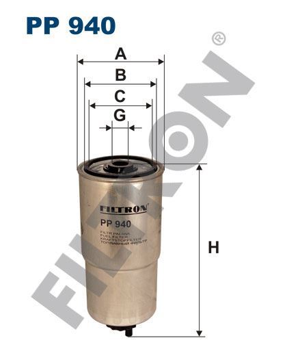 Filtron Pp940 Yakıt Filtresi Ac Delco
