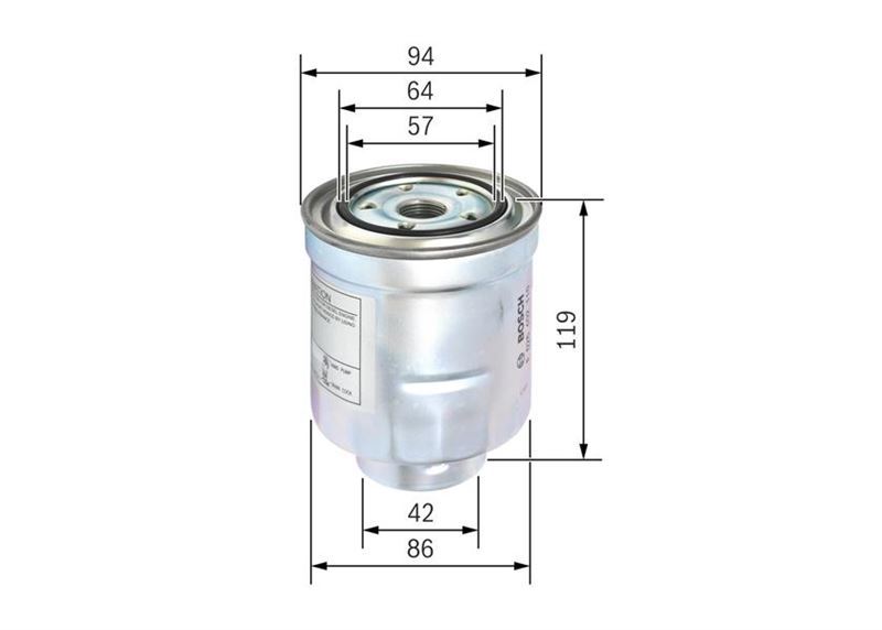 Bosch F026400517 Hava Filtresi 208 308 Iı 2008 Sonrası 3008 5008 C3 C4 Ds3
