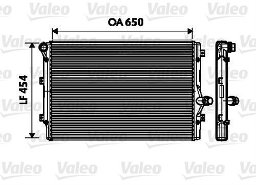 VALEO 734333 SU RADYATÖRÜ GOLF V 03- 2.0 TFSI 2.0 TDI GOLF VI 08-