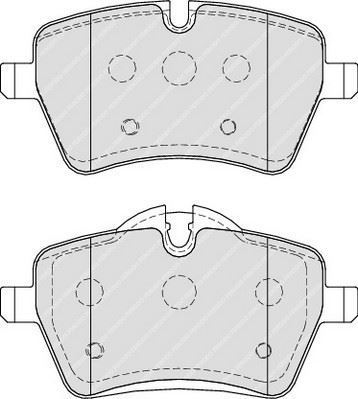 Ferodo Fdb4080 Fren Balatası Ön Clubman R55 Convertıble S R57 Coo