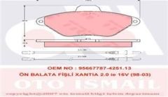 Trw Gdb1102 Fren Balatası Ön Xantıa 93-