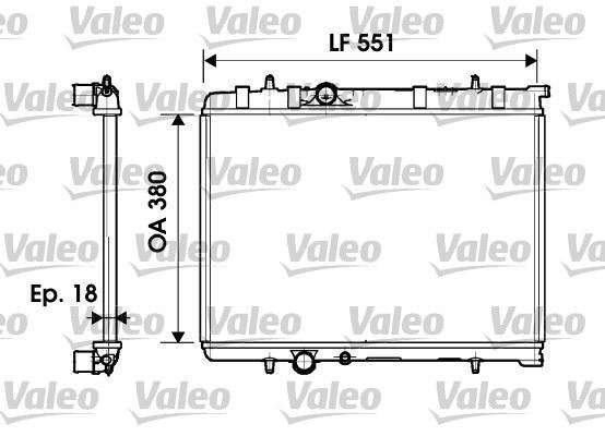 VALEO 734346 SU RADYATÖRÜ 307 03- 1.4 16V MT / C4 04-