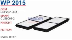 WUNDER WP2015 POLEN FİLTRESİ - MAZDA 3 (BL) 09 -