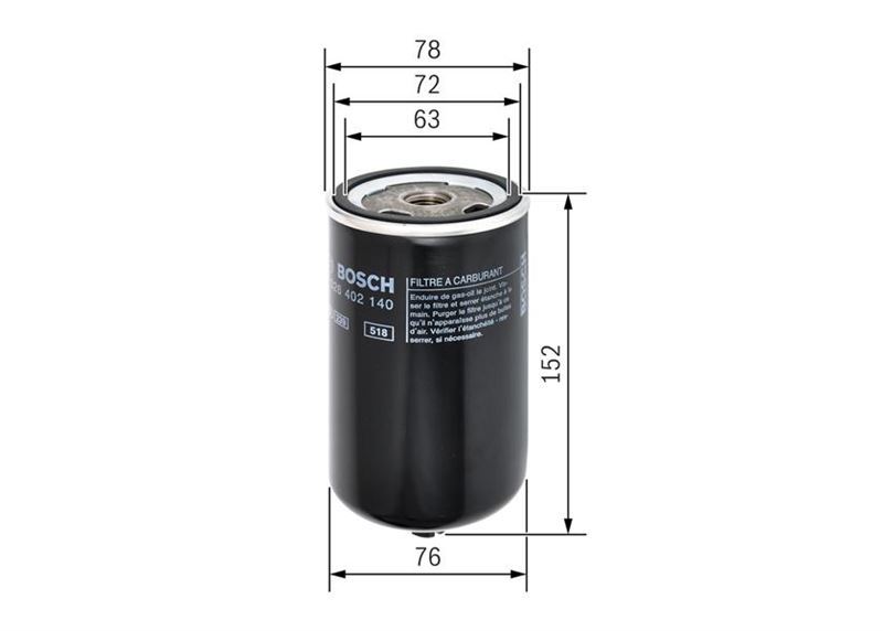 Bosch F026400558 Hava Filtresi İ20  2014 Sonrası 1.2 1.4 Benzin