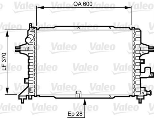 VALEO 734380 SU RADYATÖRÜ ASTRA H 04- 1.3 CDTI 1.7 CDTI 1.9 CDTI