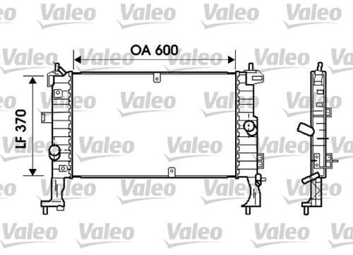 VALEO 734386 SU RADYATÖRÜ MERIVA A 03- 1.3 CDTI MT