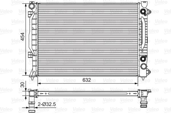 VALEO 734753 SU RADYATÖRÜ A6 97-05 2.5 TDI 97-01 KLIMALI