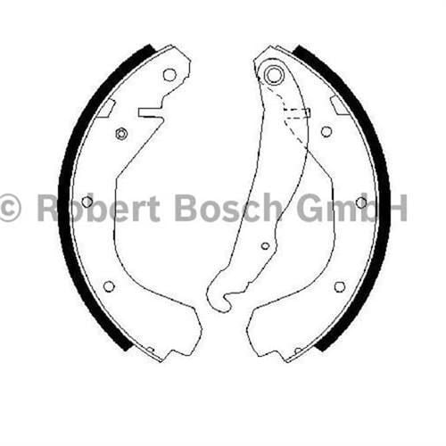 Bosch 986487199 Kampana Balata Vectra A 1988 Sonrası Ascona C 1981 Sonrası Kadett D