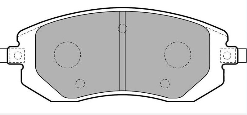 DELPHI LP1718 FREN BALATASI ÖN FORESTER 02- IMPREZA 00- LEGACY 00-08 OUTBACK