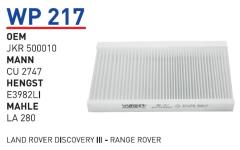 WUNDER WP217 POLEN FİLTRESİ - LAND ROVER DiSCOVERY III - RANGE RO