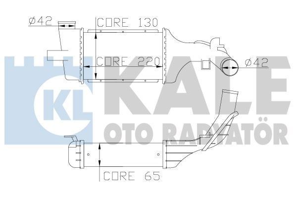Kale 345300 Turbo Radyatörü Astra G 1999 Sonrası 2.0 Td 2.2 Td Zafıra A 99