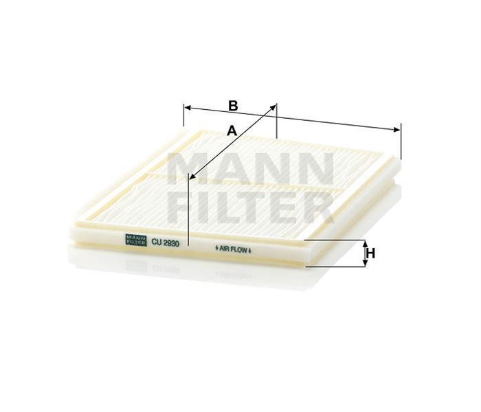 Mann Cu2930 Polen Filtresi Scenıc 97-99