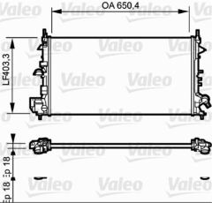 VALEO 734982 SU RADYATÖRÜ VECTRA C 06- 1.6 16V 1.8 16V MT AC SIGN