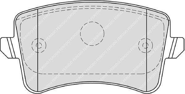 Ferodo Fdb4190 Fren Balatası Arka A4 2007 Sonrası A5 2007 Sonrası  Q5 08-