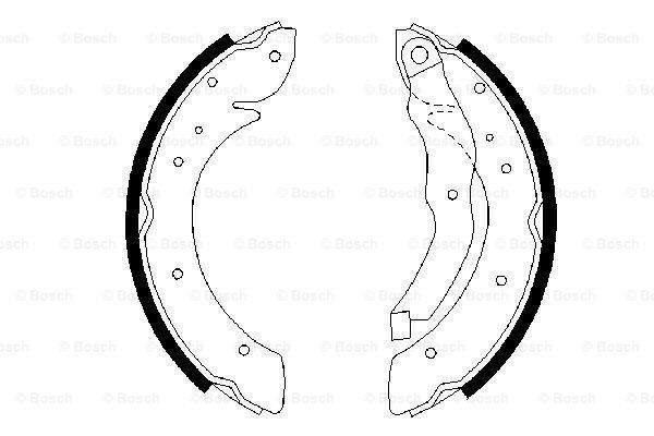 Bosch 986487327 Kampana Balata 228.6×42 Mm E36 316