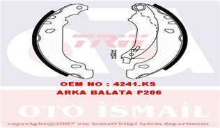 Trw Gs8642 Kampana Balata 206 + Te3 2009 Sonrası 206 1998 Sonrası 180X32