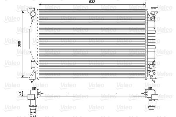 VALEO 735093 SU RADYATÖRÜ A4 01- 2.4I V6 AT AC