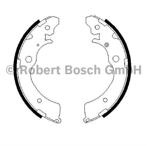 Bosch 986487440 Kampana Balata Crv 2.0 99-02Hr-V 1.6 99-Cıvıc 1.4