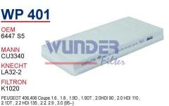 WUNDER WP401 POLEN FİLTRESİ - PEUGEOT 406