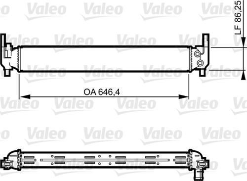VALEO 735310 TURBO RADYATÖRÜ POLO V 09- 1.2 TSI 1.4 TDI 1.4 TSI /